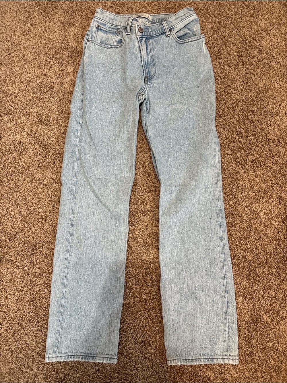 abercrombie and fitch curve love high rise 9s straight cross cross jeans